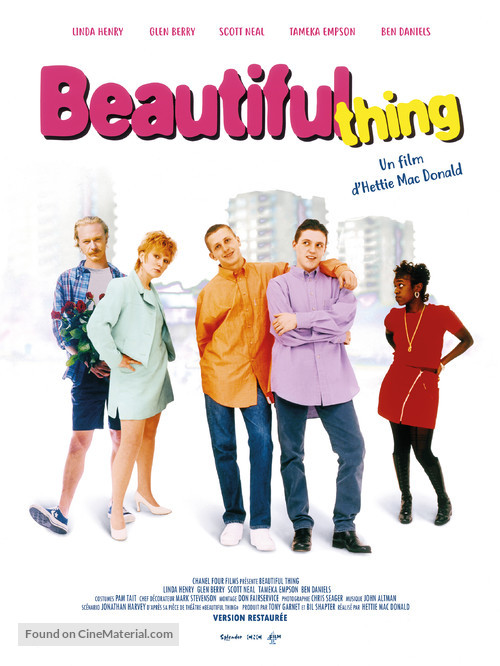 Beautiful Thing - French Re-release movie poster