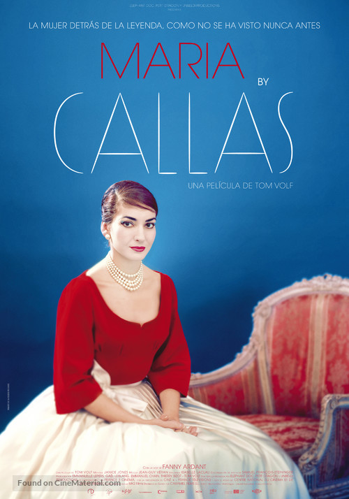 Maria by Callas: In Her Own Words - Spanish Movie Poster