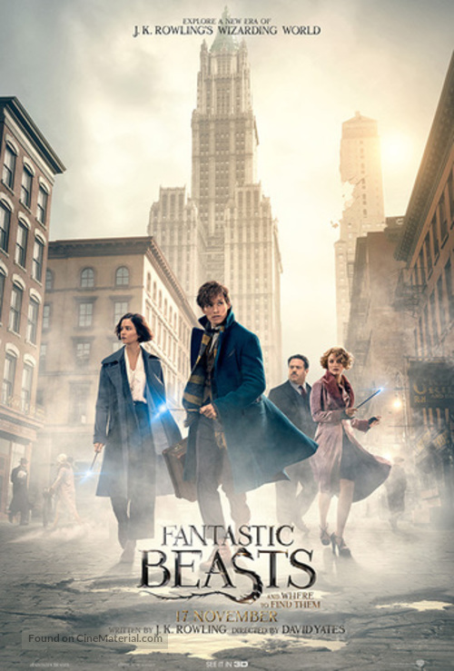 Fantastic Beasts and Where to Find Them - Singaporean Movie Poster