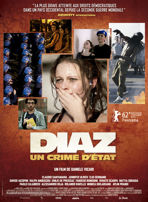Diaz: Don&#039;t Clean Up This Blood - French Movie Poster