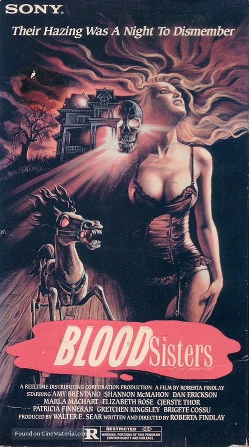 Blood Sisters - VHS movie cover