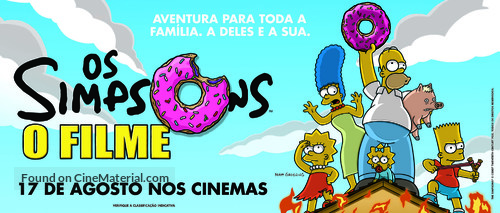 The Simpsons Movie - Brazilian Movie Poster