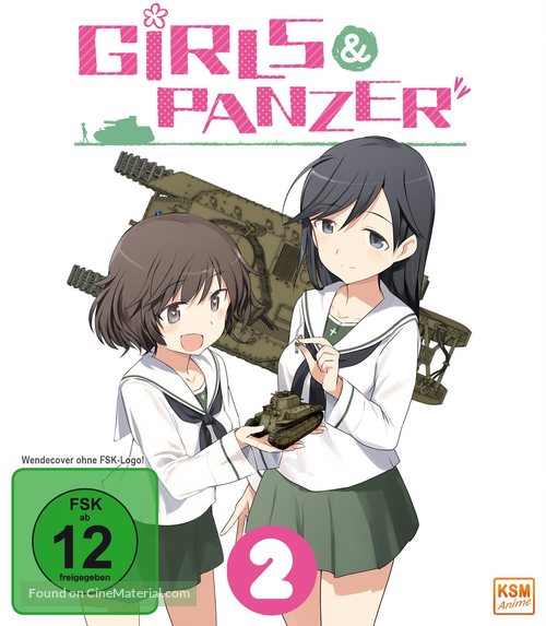 &quot;Girls und Panzer&quot; - German Blu-Ray movie cover