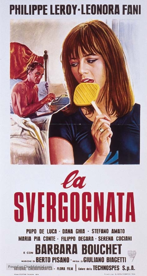 La svergognata - Italian Movie Poster