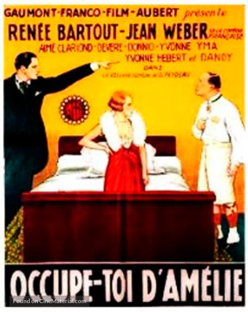 Occupe-toi d&#039;Am&eacute;lie - French Movie Poster