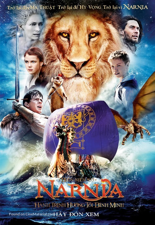 The Chronicles of Narnia: The Voyage of the Dawn Treader - Vietnamese Movie Poster