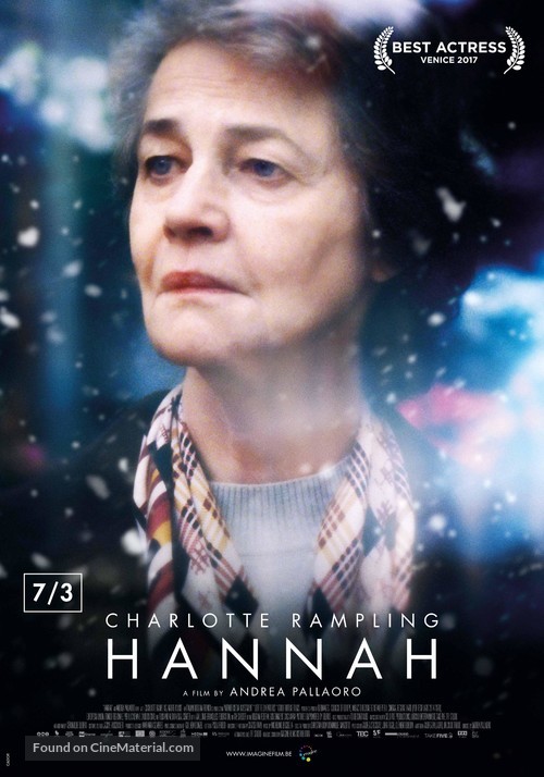 Hannah - Belgian Movie Poster