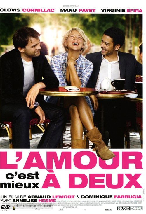 L&#039;amour, c&#039;est mieux &agrave; deux - French Movie Cover