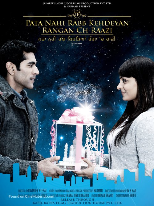 Pata Nahi Rabb Kehdeyan Rangan Ch Raazi - Indian Movie Poster