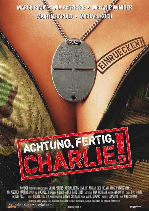 Achtung Fertig Charlie - German Movie Poster