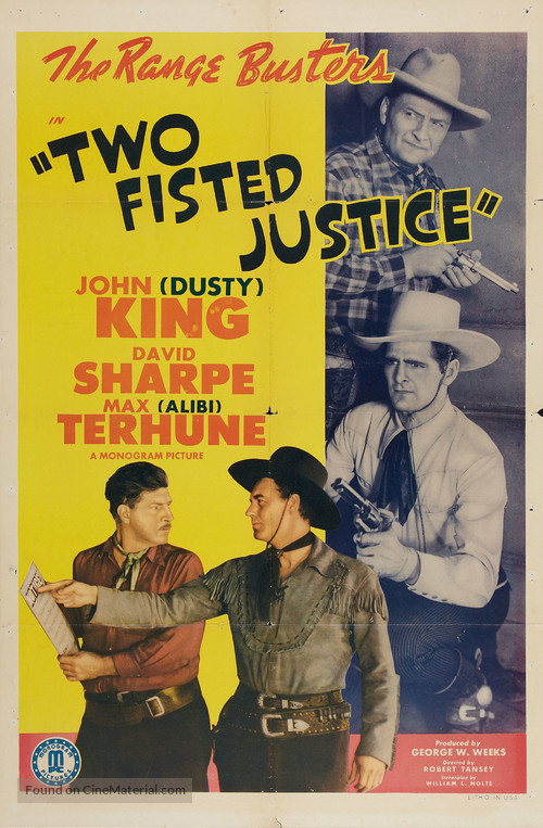 Two Fisted Justice - Movie Poster
