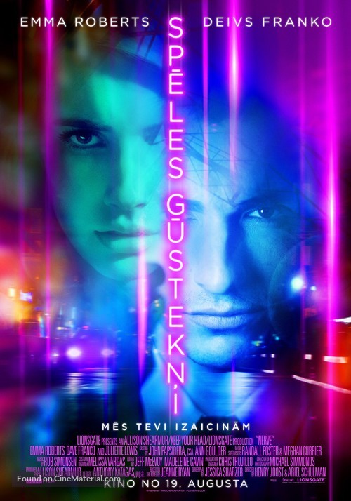 Nerve - Latvian Movie Poster