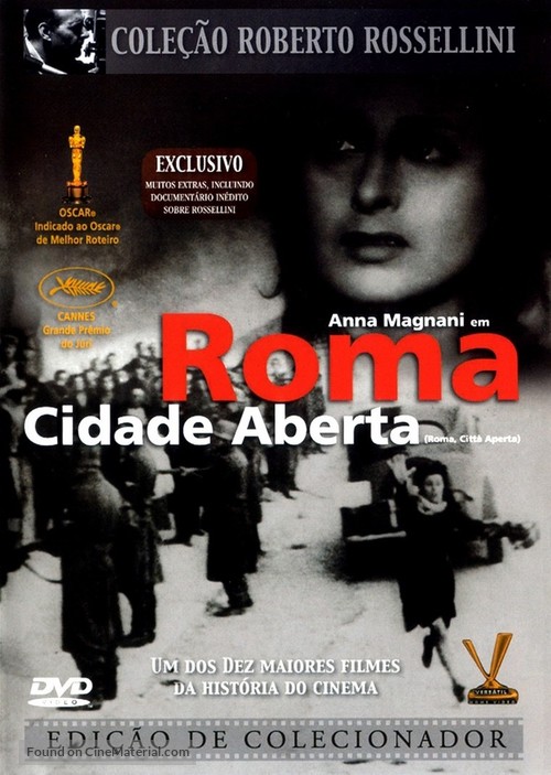 Roma, citt&agrave; aperta - Brazilian Movie Cover