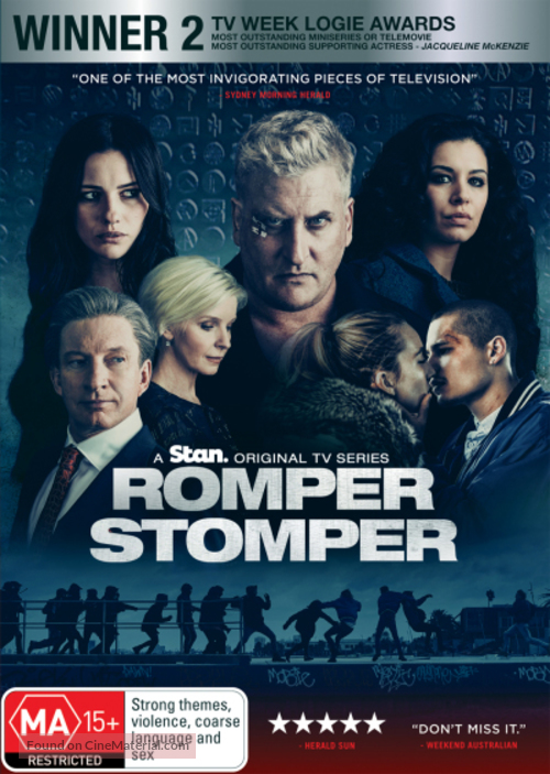 &quot;Romper Stomper&quot; - Australian DVD movie cover