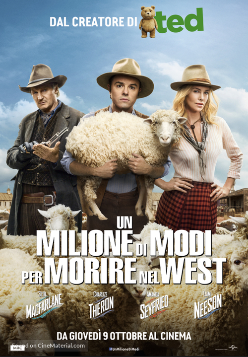 A Million Ways to Die in the West - Italian Movie Poster