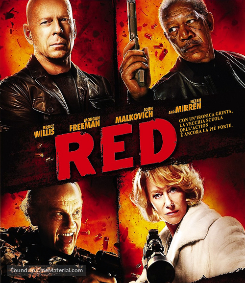 RED - Italian Blu-Ray movie cover