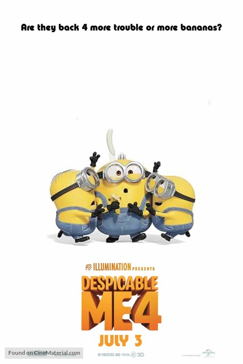 Despicable Me 4 - Movie Poster