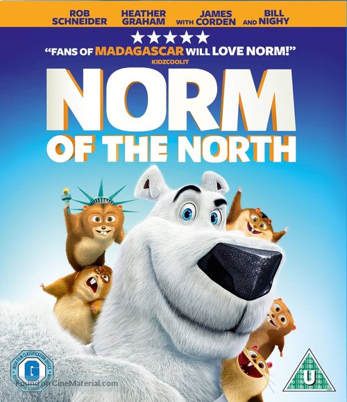 Norm of the North - British Blu-Ray movie cover