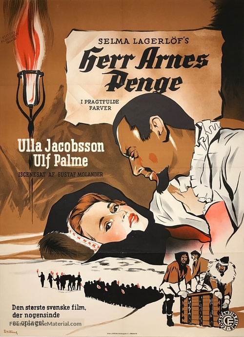 Herr Arnes penningar - Danish Movie Poster