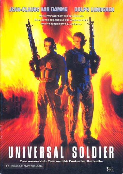 Universal Soldier - German Movie Cover