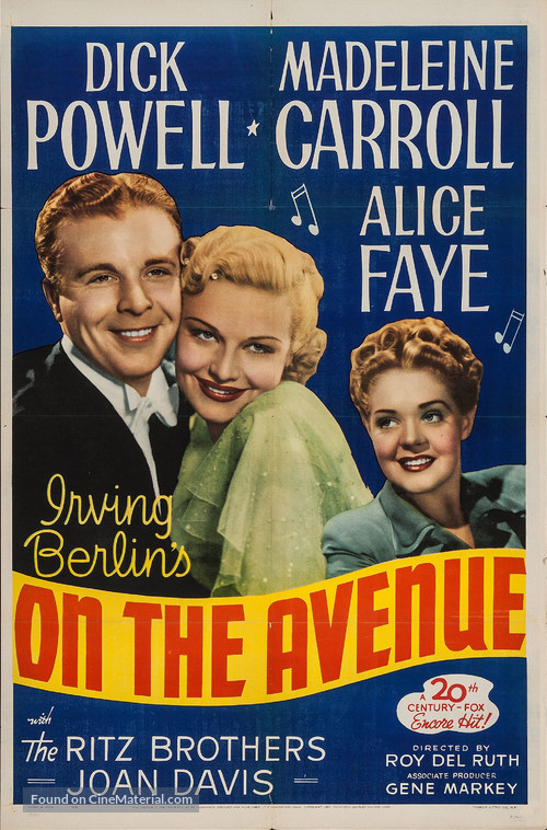 On the Avenue - Movie Poster