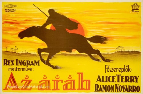 The Arab - Hungarian Movie Poster