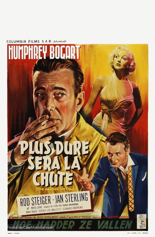 The Harder They Fall - Belgian Movie Poster