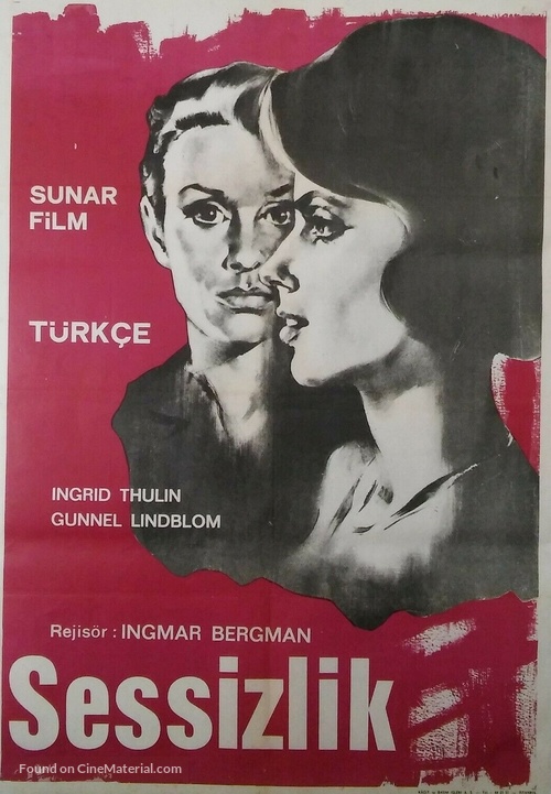 Tystnaden - Turkish Movie Poster