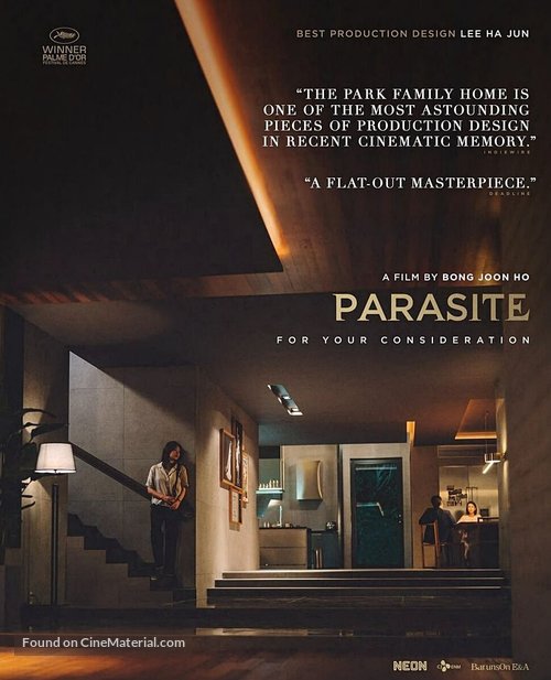 Parasite - For your consideration movie poster