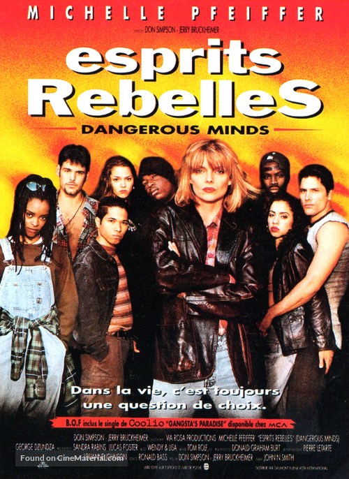 Dangerous Minds - French Movie Poster