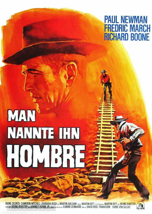 Hombre - German Movie Poster