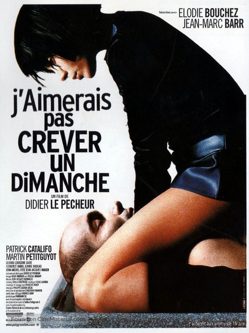 J&#039;aimerais pas crever un dimanche - French Movie Poster