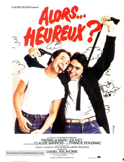 Alors heureux? - French Movie Poster