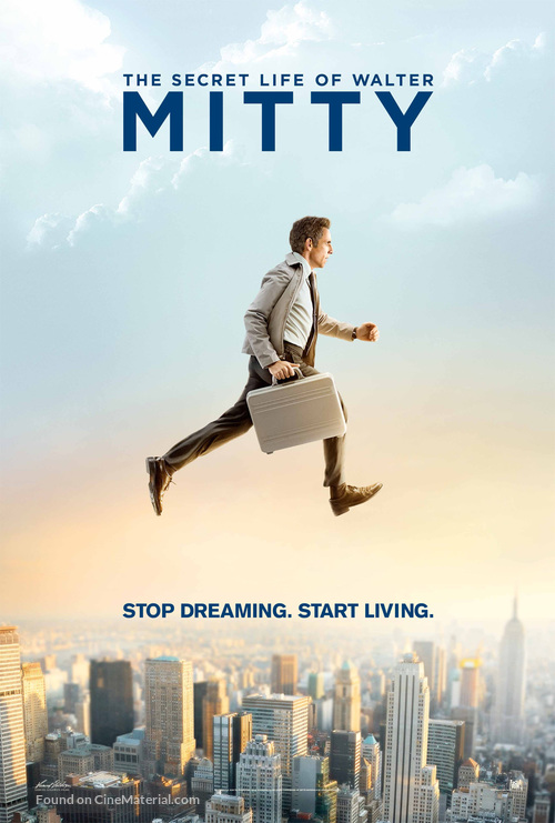 The Secret Life of Walter Mitty - Danish Movie Poster