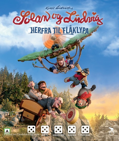 Solan og Ludvig: Herfra til Fl&aring;klypa - Norwegian Blu-Ray movie cover