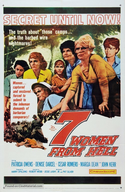 The Seven Women from Hell - Movie Poster