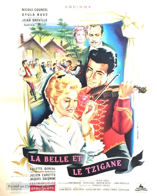 La belle et le tzigane - French Movie Poster