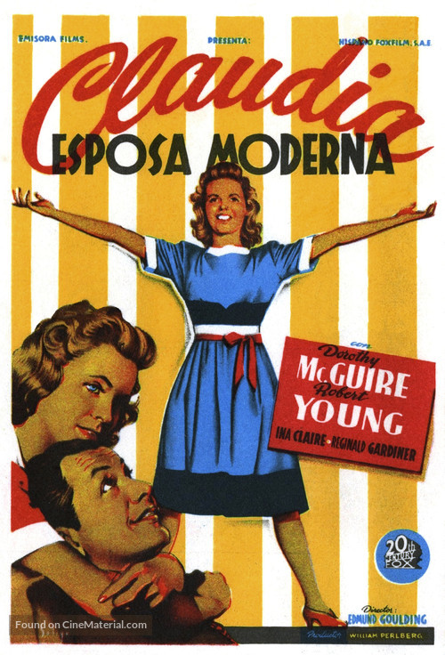 Claudia - Spanish Movie Poster