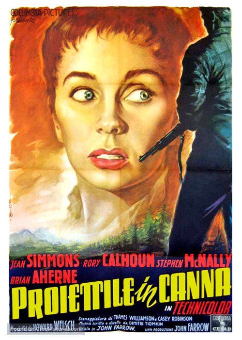 A Bullet Is Waiting - Italian Movie Poster