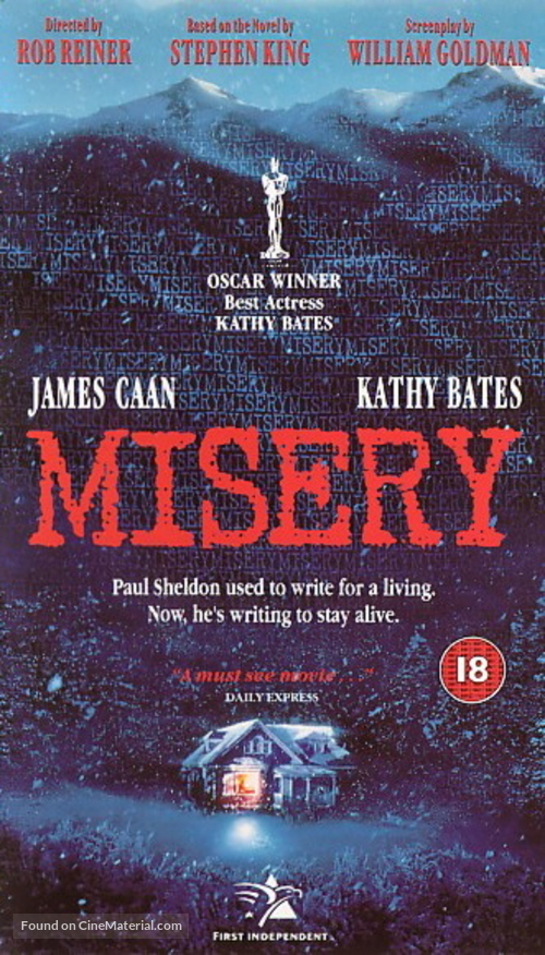 Misery - British Movie Cover