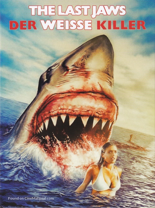L&#039;ultimo squalo - German Blu-Ray movie cover