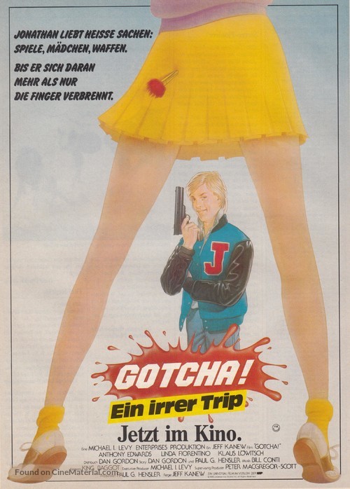 Gotcha! - German Movie Poster