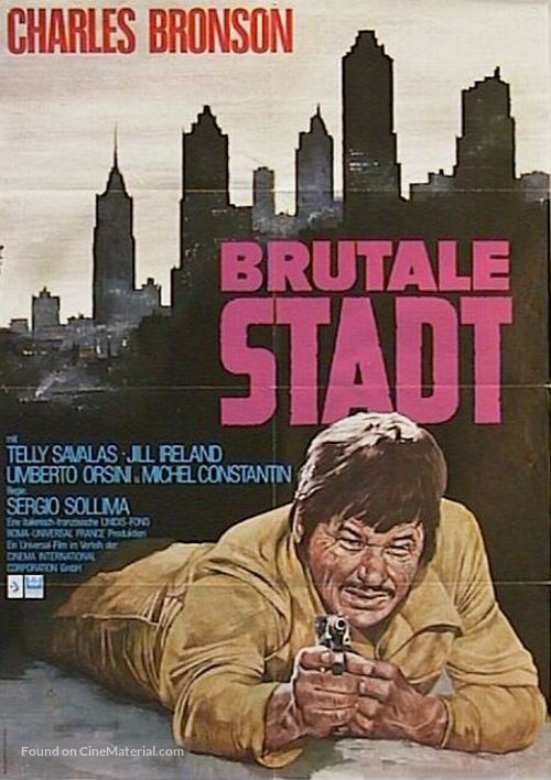 Citt&agrave; violenta - German Movie Poster