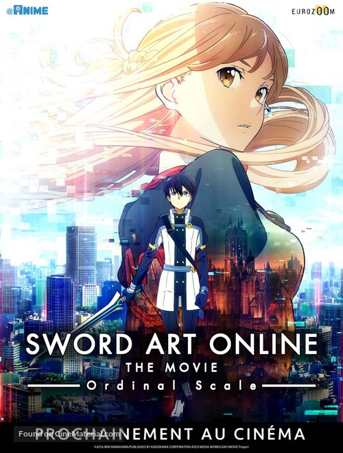 Gekijo-ban Sword Art Online: Ordinal Scale - French Movie Poster