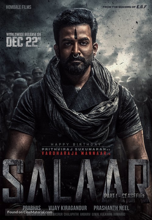 Salaar - Indian Movie Poster