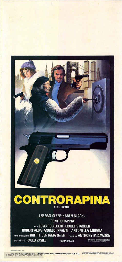 The Squeeze - Italian Movie Poster