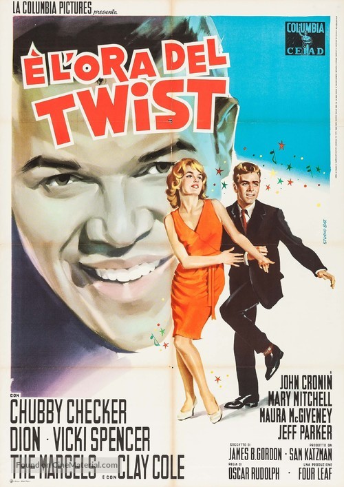 Twist Around the Clock - Italian Movie Poster