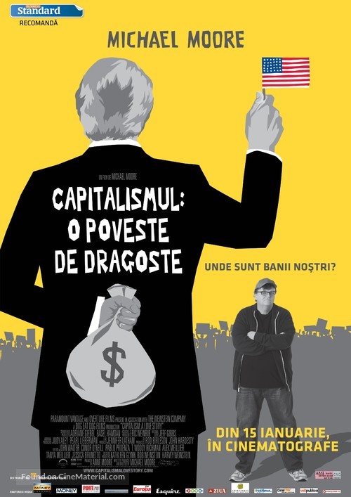 Capitalism: A Love Story - Romanian Movie Poster