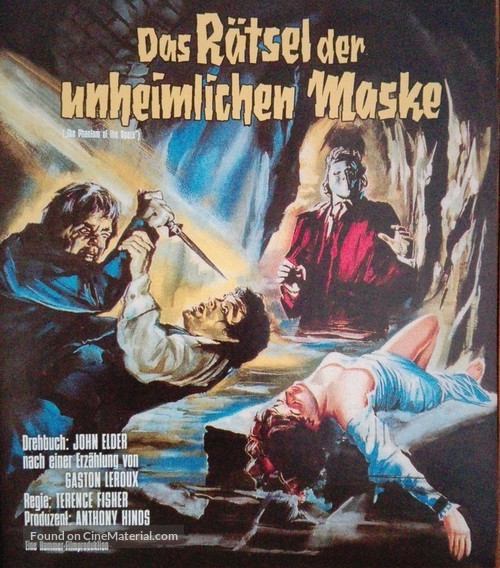 The Phantom of the Opera - German Blu-Ray movie cover
