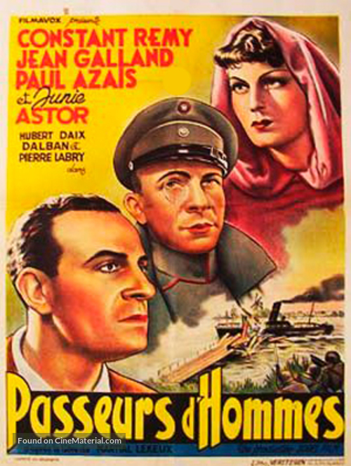 Passeurs d&#039;hommes - French Movie Poster